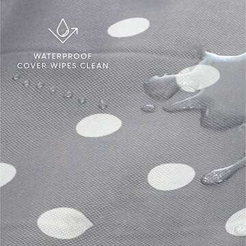 Milliard Hypoallergenic Baby Crib Mattress or Toddler Bed Mattress with Waterproof Cover - 27.5 inches x 52 inches x 4.75 inches