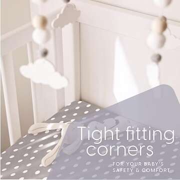 Milliard Hypoallergenic Baby Crib Mattress or Toddler Bed Mattress with Waterproof Cover - 27.5 inches x 52 inches x 4.75 inches