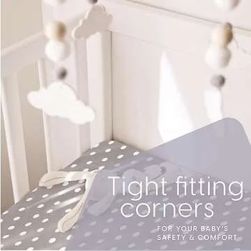 Milliard Hypoallergenic Baby Crib Mattress or Toddler Bed Mattress with Waterproof Cover - 27.5 inches x 52 inches x 4.75 inches