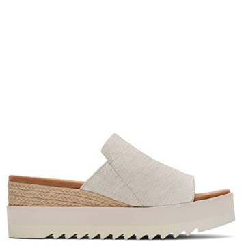 TOMS Diana Mule Sandal Natural for Women Size 8 M