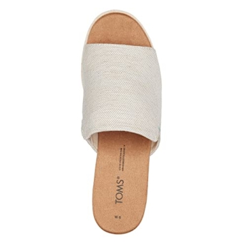 TOMS Diana Mule Sandal Natural for Women Size 8 M