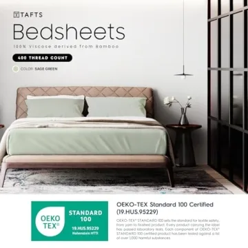 Queen Bamboo Sheets Set - Luxuriously Soft & Cooling