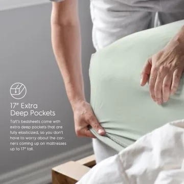 Queen Bamboo Sheets Set - Luxuriously Soft & Cooling