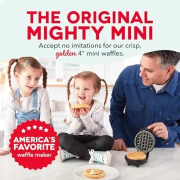 Compact DASH Mini Waffle Maker for Easy Homemade Waffles