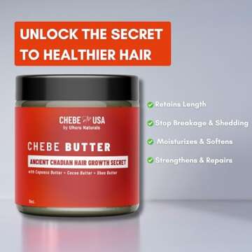 Uhuru Naturals Chebe Hair Butter - Deep Conditioning Treatment