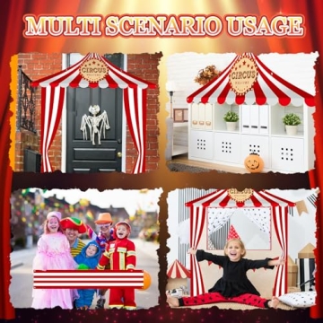 Preboun 3 Pcs Circus Tent Decorations for Parties