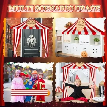 Preboun 3 Pcs Circus Tent Decorations for Parties