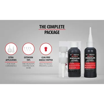 Starbond Black Medium Thick CA Glue for Woodworking Crafts