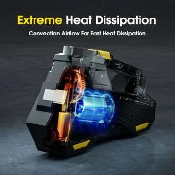 Portable Tire Inflator with 150PSI Digital Gauge & LED Light