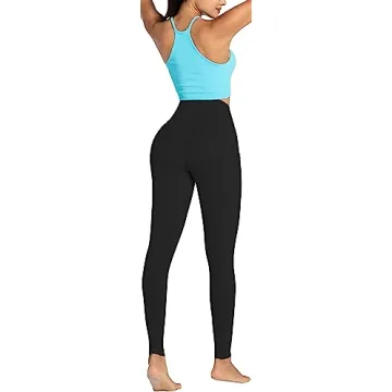 High Waisted Yoga Leggings with Pockets for Women