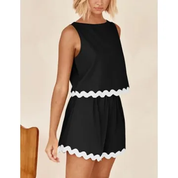 PRETTYGARDEN Women's 2 Piece Beach Vacation Outfits