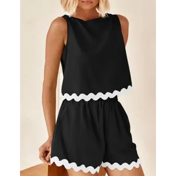 PRETTYGARDEN Women's 2 Piece Beach Vacation Outfits