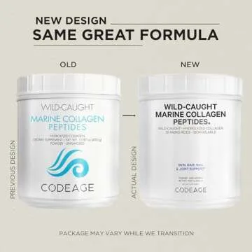 Codeage Marine Collagen Powder - Wild-Caught Hydrolyzed Collagen