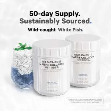 Codeage Marine Collagen Powder - Wild-Caught Hydrolyzed Collagen
