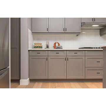 Ravinte 30 Pack Solid Black Cabinet Pulls for Kitchen