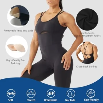 Stylish LOVESOFT Women's Sleeveless Bodysuit for Comfort