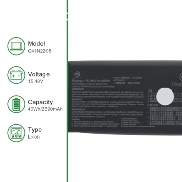 JIAZIJIA C41N2208 Battery for Asus Rog Ally Console