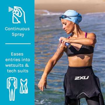 TRISLIDE Anti-Chafe Spray for Long-Lasting Skin Protection