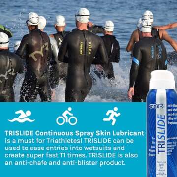 TRISLIDE Anti-Chafe Spray for Long-Lasting Skin Protection