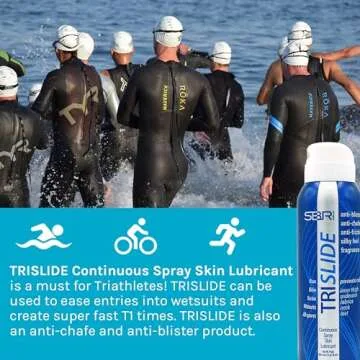 TRISLIDE Anti-Chafe Spray for Long-Lasting Skin Protection