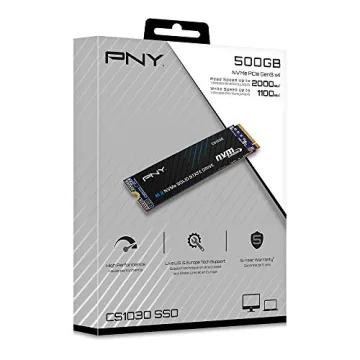 PNY CS1030 500GB NVMe SSD - Lightning Fast Upgrade Option