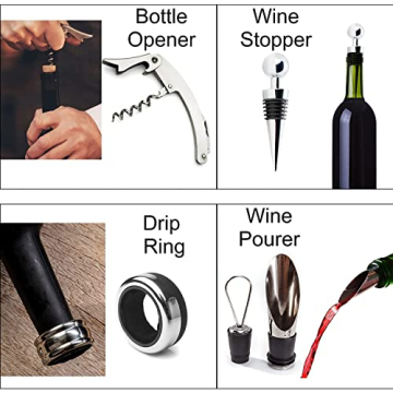 Elegant Stemless Wine Glasses Gift Set for Wine Lovers