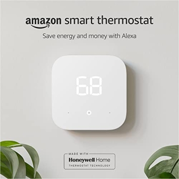 Refurbished Amazon Smart Thermostat - Energy Star, Alexa