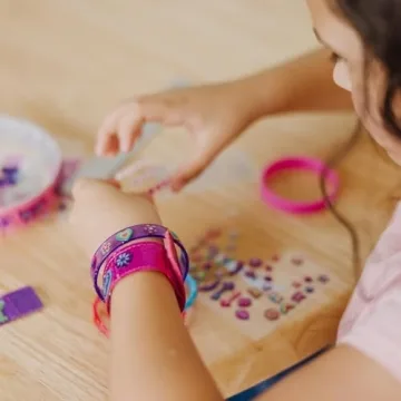 DIY Bracelets for Kids - 100+ Sparkle Gems & Stickers