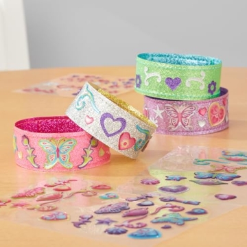 DIY Bracelets for Kids - 100+ Sparkle Gems & Stickers