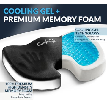 ComfiLife Gel Seat Cushion for Pain Relief & Comfort