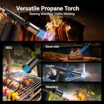 ThermoMaven Propane Torch One-Touch Max Fire Kitchen Tool