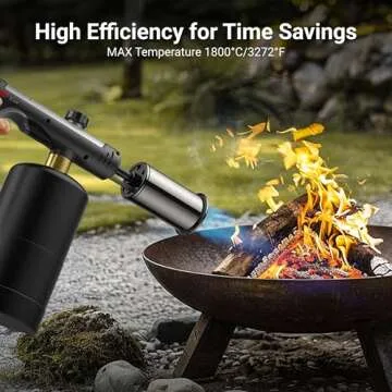 ThermoMaven Propane Torch One-Touch Max Fire Kitchen Tool