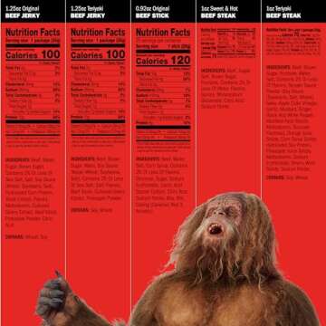 Jack Link's Beef Jerky Gift Basket Variety Pack - Perfect Valentines Day Gifts for Men, Includes Jerky, Meat Sticks, and Beef Steaks, Great Hunting Trip Snacks, 15-Piece Assorted Spicy Meat Snack Pack