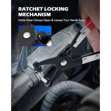 Orion Motor Tech Hose Clamp Pliers Set for Efficient Repairs