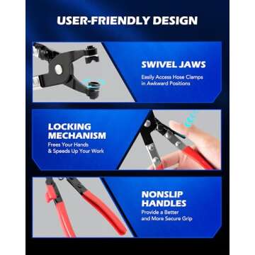 Orion Motor Tech Hose Clamp Pliers Set for Efficient Repairs