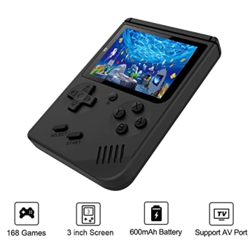 JAFATOY Retro Handheld Console with 168 Games