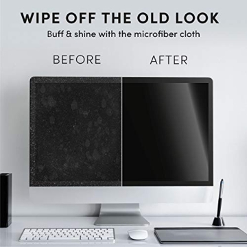 EVEO Electronic Screen Cleaning Wipes Streak-Free 2 Pack