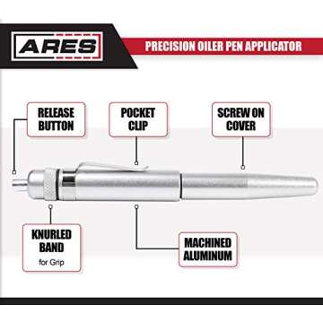 ARES 70004 - Precision Oiler Pen Applicator - Precisely Applies CLP, Ballistol, and Other Lubricants in Tight Places