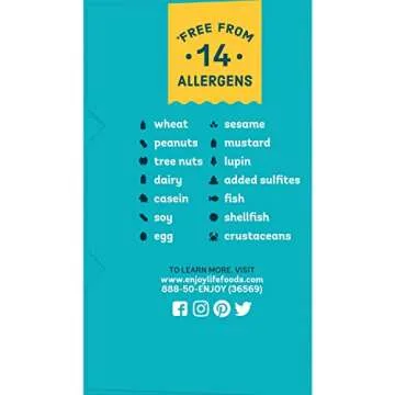 Enjoy Life Soft Baked Berry Medley Ovals, Gluten Free, School Safe, Non GMO, Dairy Free, Soy Free, Vegan, Nut Free Breakfast Bars, Bulk Granola Bars 6 Boxes