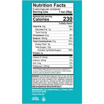 Enjoy Life Soft Baked Berry Medley Ovals, Gluten Free, School Safe, Non GMO, Dairy Free, Soy Free, Vegan, Nut Free Breakfast Bars, Bulk Granola Bars 6 Boxes