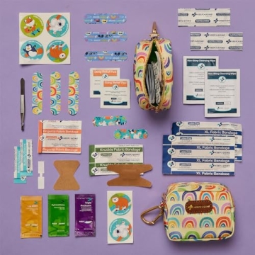 KeepGoing Small Travel First Aid Kit – 60 Pc Compact Kit