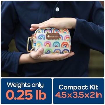 KeepGoing Small Travel First Aid Kit – 60 Pc Compact Kit