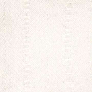 Cotton Throw Blanket for Couch, 60x50 in, Woven Warm and Soft Lightweight Ivory Cream Throw, Herringbone Weave Boho Farmhouse