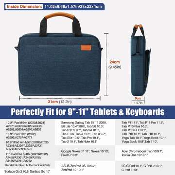 MoKo Tablet Sleeve Bag for 9-11 Inch Devices