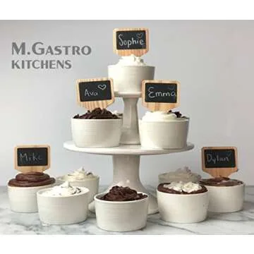 M. Gastro Kitchens 6 Piece Set, 4 Ounce “West Loop” Ramekins - Ideal for Desserts & Sides