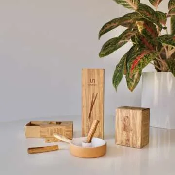 Palo Santo Incense Sticks | 12 Hand Rolled Palo Santo Resin Incense Sticks Large 9.8" | for Healing, Meditating, and Whole-Body Stress Relief & Support |100% Wild Natural from Ecuador