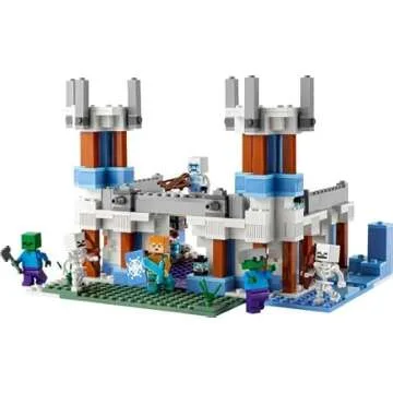 LEGO Minecraft Ice Castle Set for Kids 8+ - 499 Pieces