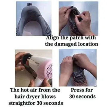 Sneaker Toe/Heel Prevention Repair Patches - Self-Adhesive Inserts for Shoes