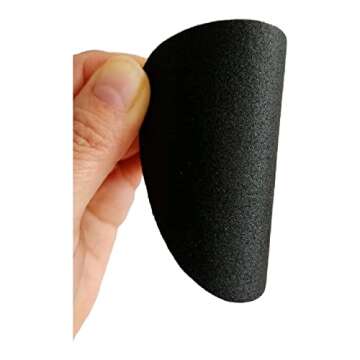 Sneaker Toe/Heel Prevention Repair, Shoe Hole Toeburst Patch/Insert, Wear Self-Adhesive, 1pairs of Black and 1 Pair of White