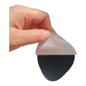 Sneaker Toe/Heel Prevention Repair, Shoe Hole Toeburst Patch/Insert, Wear Self-Adhesive, 1pairs of Black and 1 Pair of White